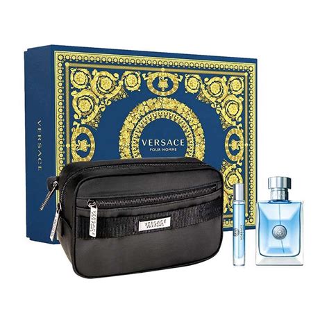 versace pour homme 4-piece set|versace pour homme travel set.